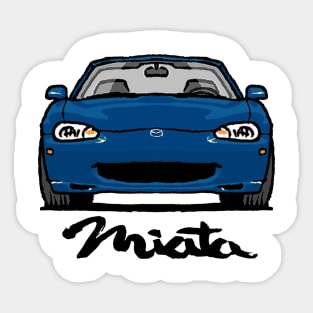 MX5 Miata NB1 Blue Sticker